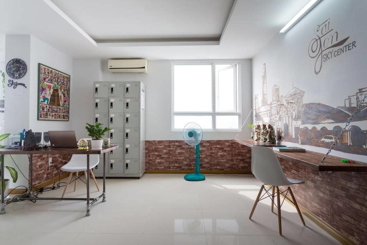 הו צ'י מין סיטי Sky Center Hostel מראה חיצוני תמונה