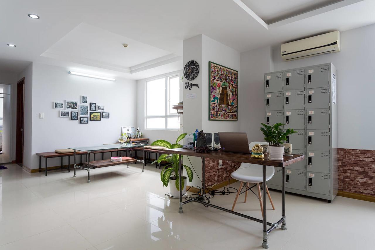 הו צ'י מין סיטי Sky Center Hostel מראה חיצוני תמונה